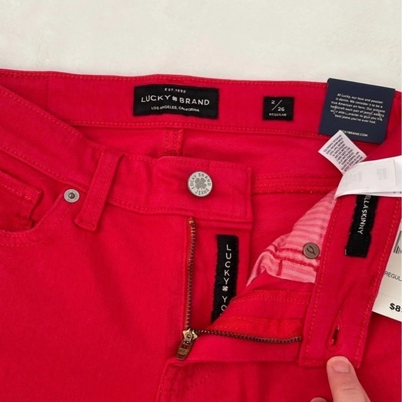 (NWT) LUCKY ☘︎︎ BRAND Stella Skinny Low Rise Jeans, Size: 2/26 - Picture 10 of 12